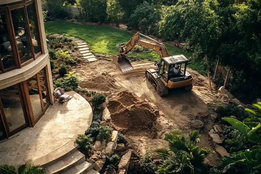 Terrassement et création de Jardins